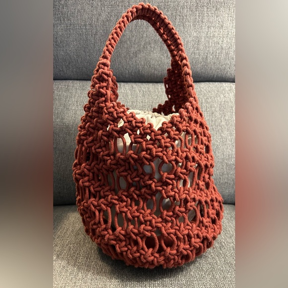Mango crocheted rope bag - Picture 1 of 9